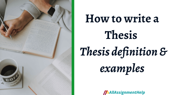 define thesis in reading