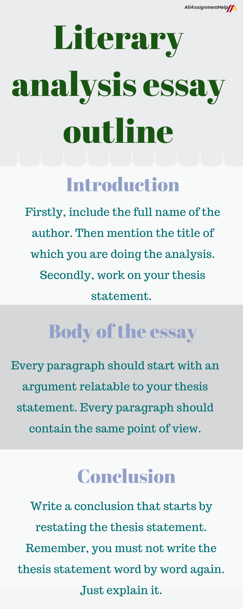 definition literary analysis essay
