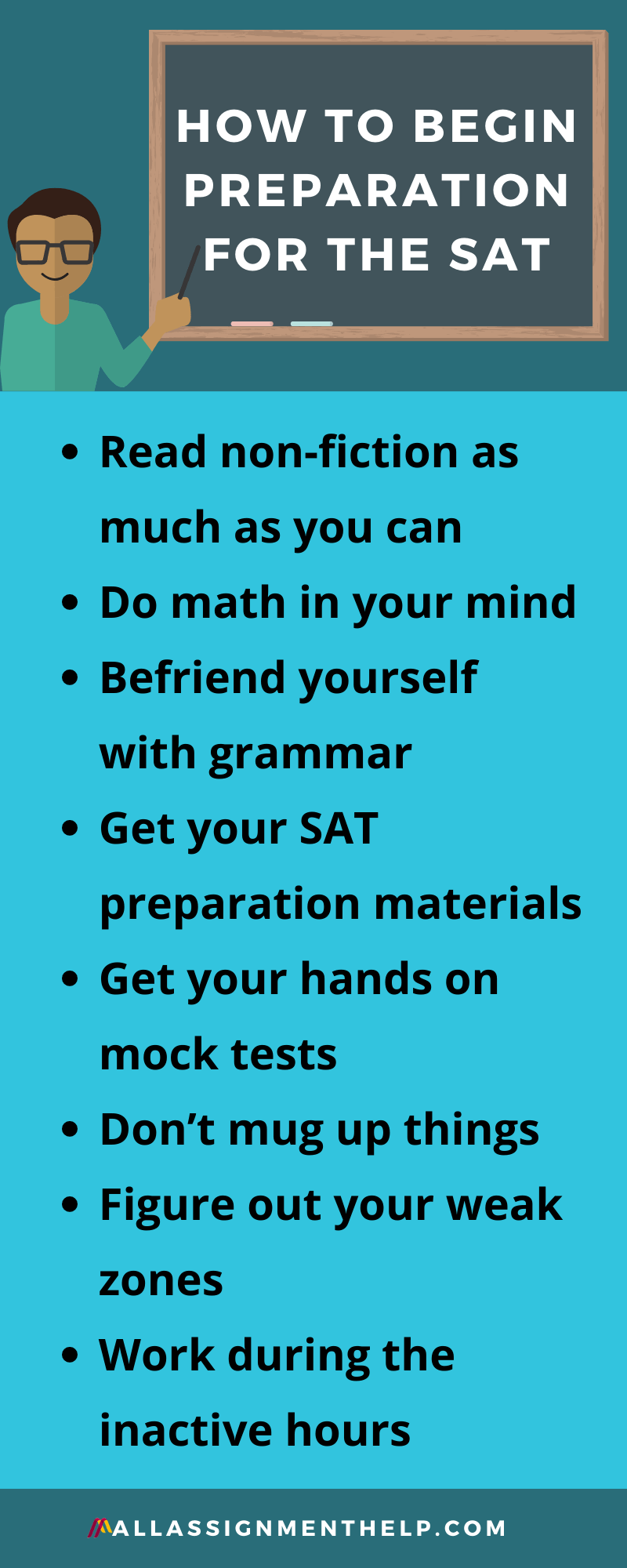 How to study for the SAT Tips to study for the SAT