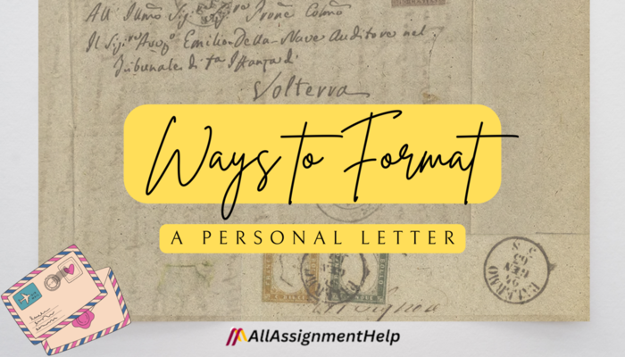 Ways to format a personal letter