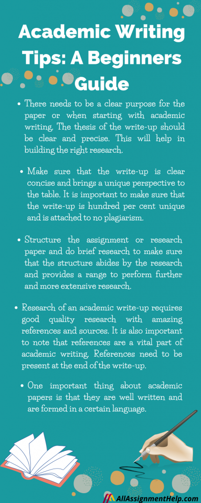 Academic Writing Tips: A Beginners Guide
