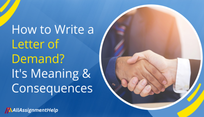 How to Write a Letter of Demand It's Meaning & Consequences