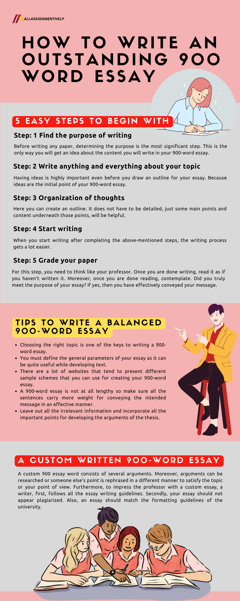 How to Write an Outstanding 900 Word Essay 5 Easy Steps