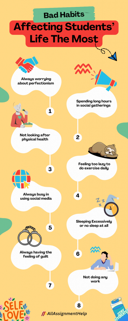 Bad habits that affect students life the most